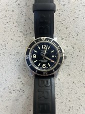 Brietling Superocean Automatic Watch Black Dial