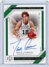 2020-21 Panini National Treasures Peerless Signatures #PE-DCW Dave Cowens #42/49