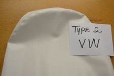 VW VOLKSWAGEN BUS TYPE 2 WESTFALIA CAMPER WHITE SPARE TIRE COVER USA MADE