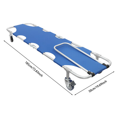 159kg/350.53lbs Portable Emergency Medical Stretcher Hospital Folding Stretcher