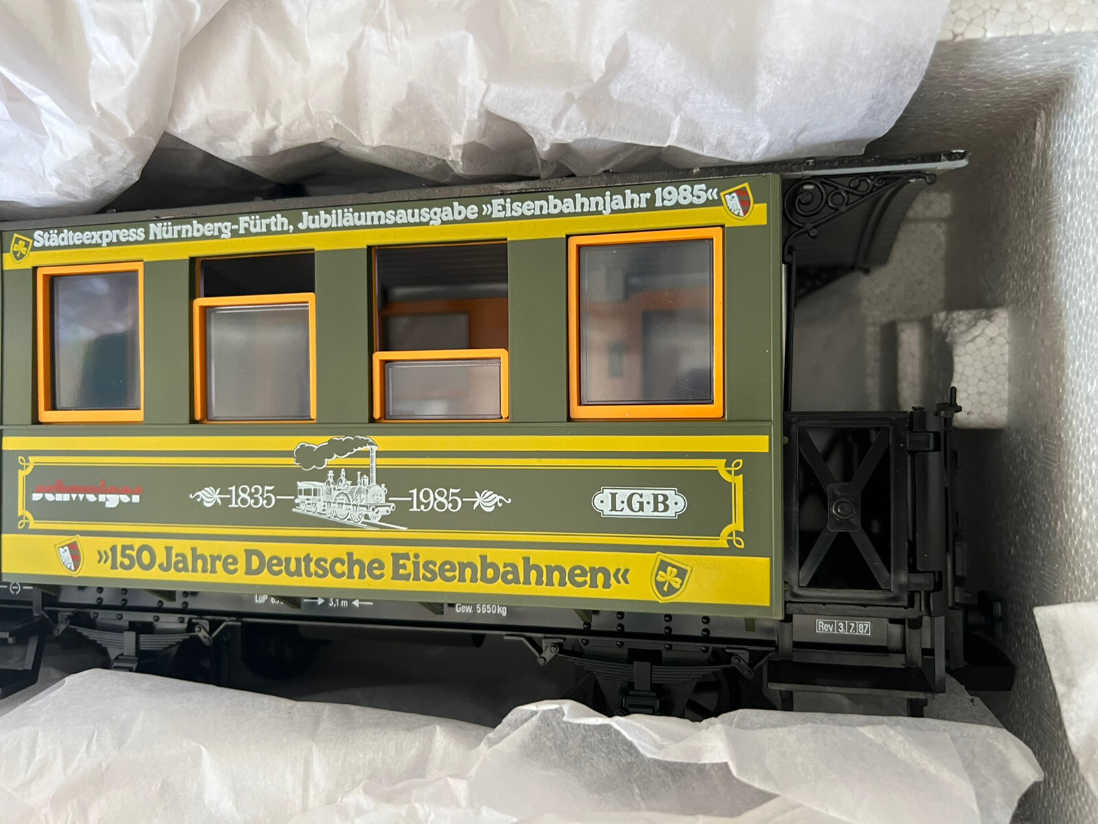 LGB German Train Set 20533 GREEN SCHWEIGER SET w/ Box (track not included) eBay