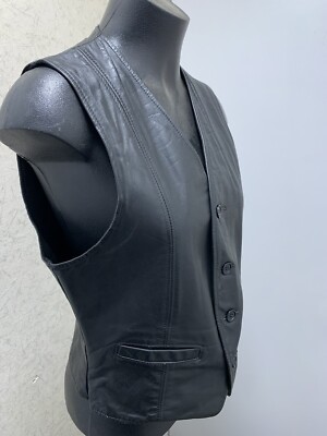 FIDELITY & Wilsons Leather Vests Women's Size M Front Pockets  USA Package Deal