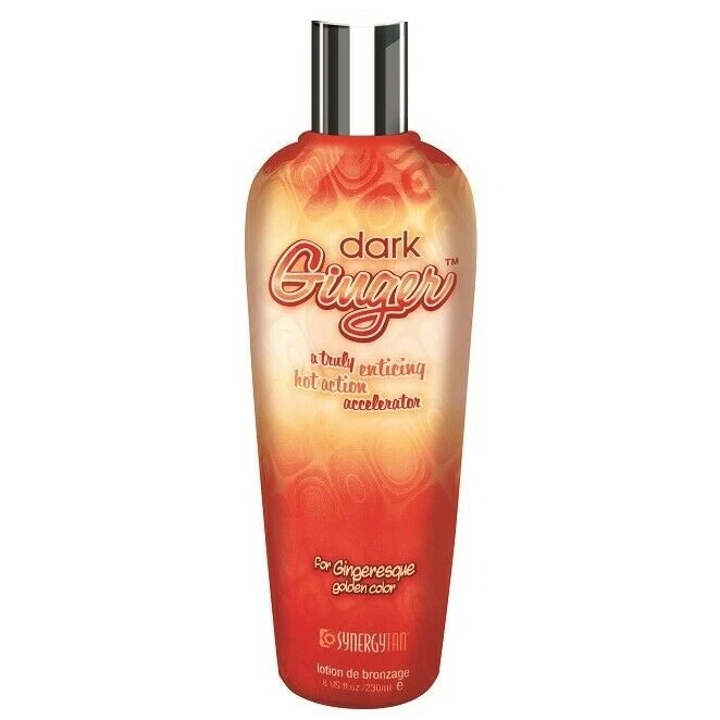 SYNERGY TAN DARK GINGER HOT TINGLE ACCELERATOR SUNBED TANNING LOTION CREAM
