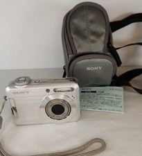 Sony Cyber-Shot Digital Camera DSC-S700 7.2MP Carry Bag Silver FIX OR REPAIR