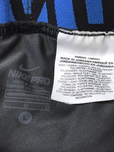 NIKE PRO Boys size LARGE ZEBRA KD KEVIN DURANT COMPRESSION PANTS - Picture 5 of 5