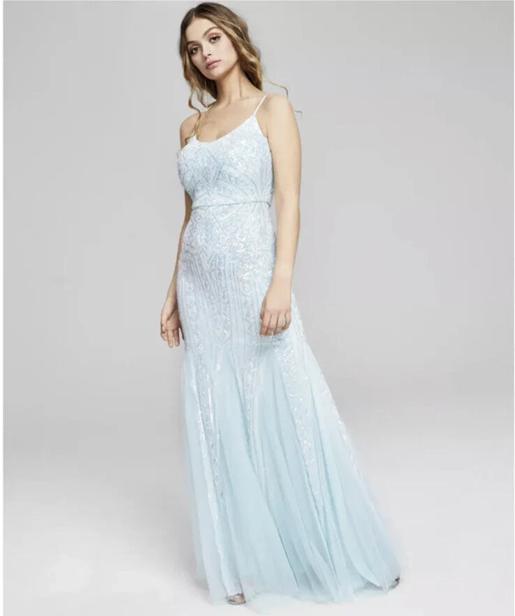 Say yes to top the dress blue