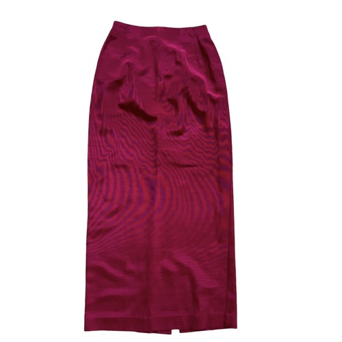 Vtg 90s Watters & Watters Formal Skirt Peplum Jacket Suit Fuchsia Pink Lace 10 - Picture 11 of 19