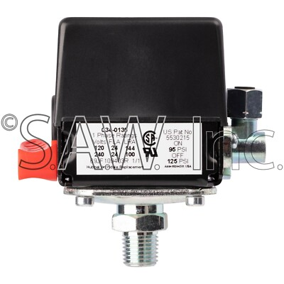 #ad #ad 034 0135 Sanborn DeVilbiss Craftsman 1 4quot; NPT Port Pressure Switch 95 125 PSI $67.90