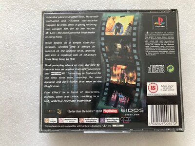 Fear Effect - Sony Playstation 1 PS1 - PAL FR - Complet