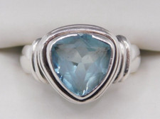 Sterling Silver Aquamarine Ring