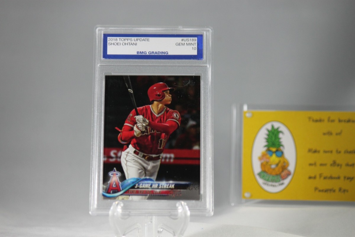 2018 Topps Update #US189 SHOHEI OHTANI Rookie Card RC BMG 10 