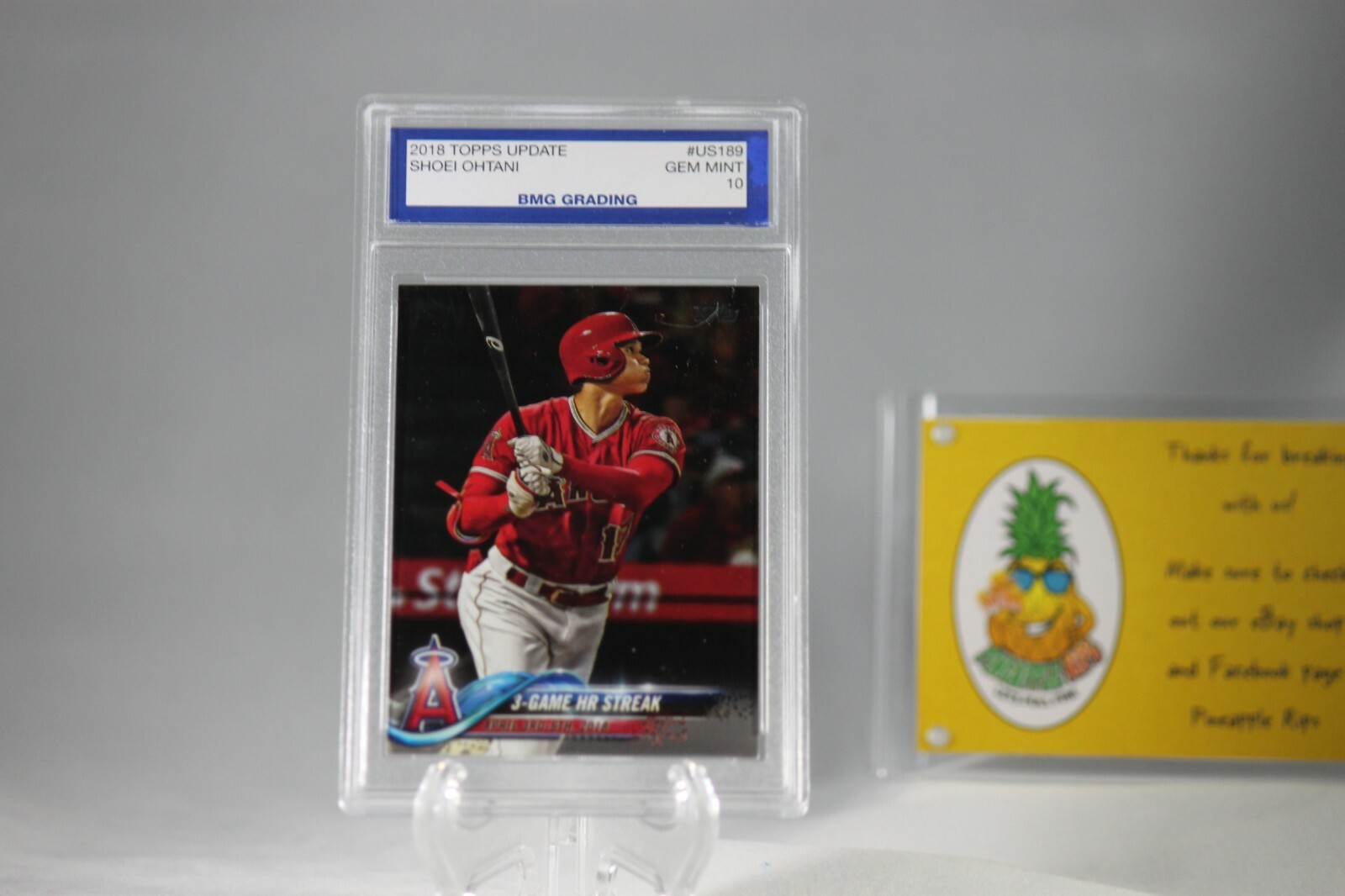 2018 Topps Update #US189 SHOHEI OHTANI Rookie Card RC BMG 10 ANGELS
