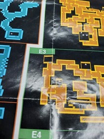 Final Fantasy 1990 Nintendo NES Dungeon Maps / Item Chart NES-FF-USA(A)