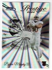 2024 Panini Prestige #319 BYRON MURPHY II 'XTRA POINTS SUNBURST' RC! SEAHAWKS