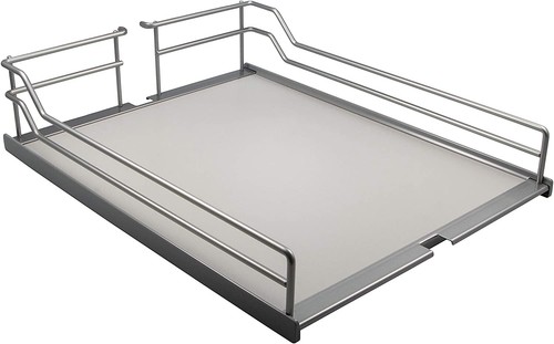 Einhängekorb Kesseböhmer Hochschrank Dispensa Ersatz Korb 350x467x110 Holz grau - Bild 2 von 4