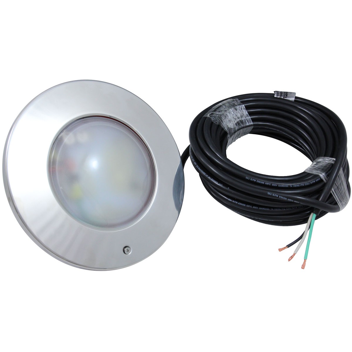 w⭐︎ Pool Light, PureWhite LED, 115V, 58W, 100ft, 500W Equivalent