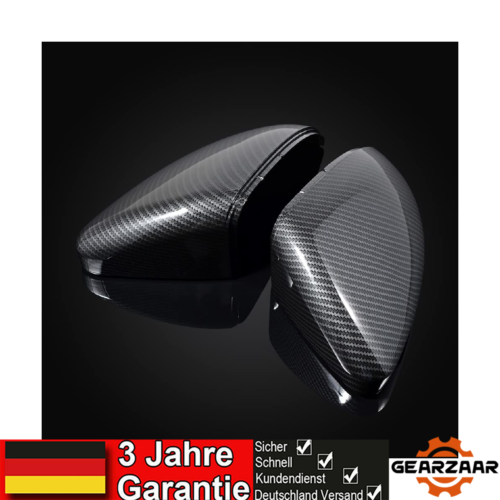 Carbon Spiegelkappen Für VW Golf 2013-2018 MK7 VII Variant GTI R NEU - Afbeelding 1 van 15