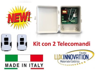 KIT-S2XL - KIT AUTOMAZIONE DI CONTROLLO PER SERRANDA Tapparella Tende Completo Di Due Telecomandi - Foto 10