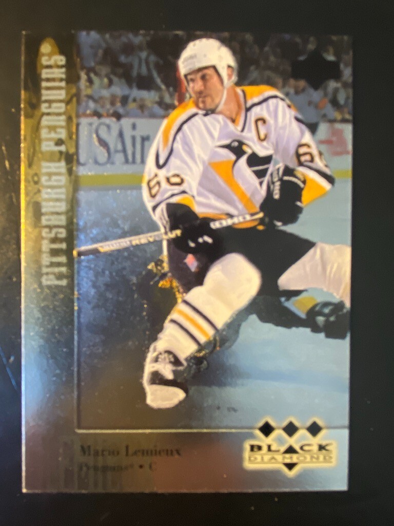 Mario Lemieux 1996-97 Upper Deck Triple Black Diamond #166 Pittsburgh Penguins