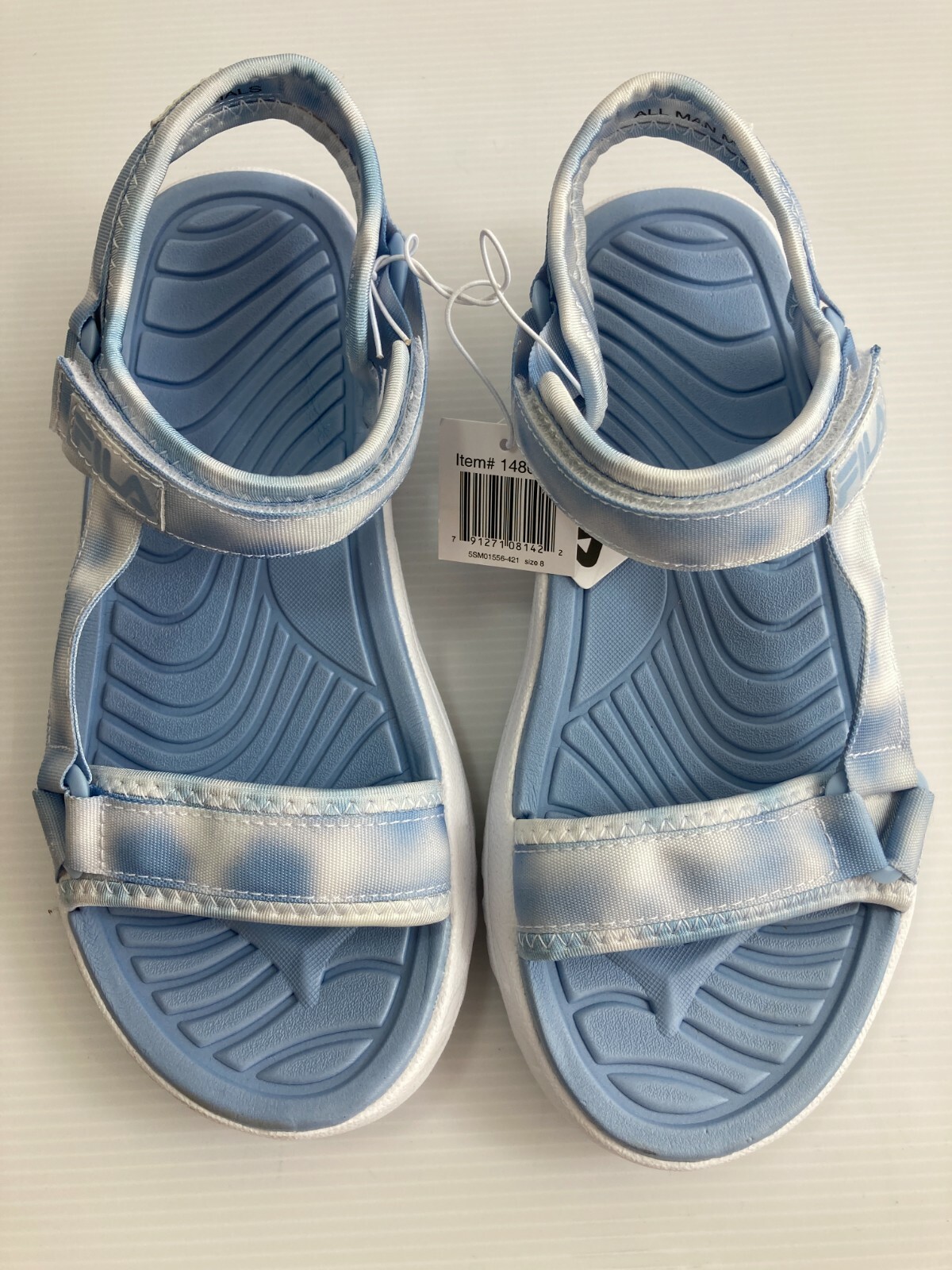 FILA Sandali donna Andros tie dye cinturino regolabile scarpe acqua blu e bianco