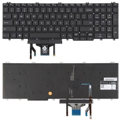 Tastiera Laptop Retroilluminata US INTL OEM Per Alienware Area-51m, Dell WYFCV, Nuova