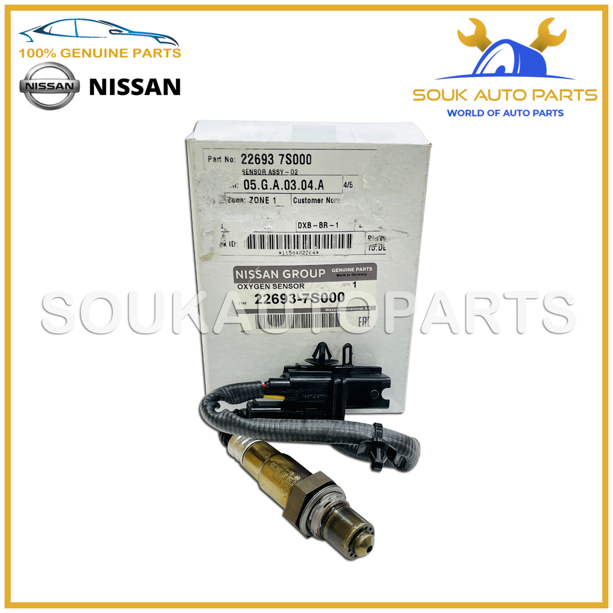 22693-7S000 Genuine Nissan Infiniti AIR FUEL RATIO SENSOR
