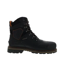 Hoss Range 60108 Mens Black Wide Leather Lace Up Work & Safety Boots