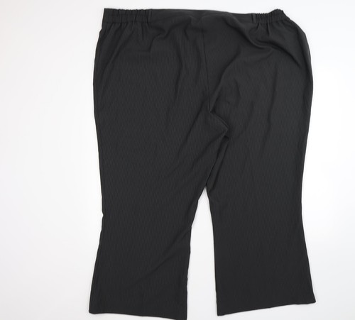 evie Womens Grey Polyester Blend Trousers Size W32 L25 in - Picture 2 of 12