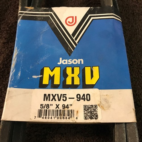 Jason MXV5940 Super Duty Lawn Garden Belt, Synthetic Rubber, 94" x .66