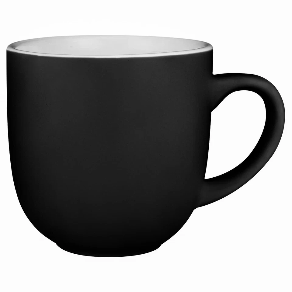4Pk Simply Everyday Gloss Mugs Add Some Style In Your Kitchen And Home - Black - Image 4 of 4