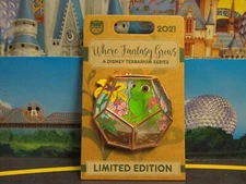 2021 Disney Where Fantasy Grow Terrarium Series Limited Edition Pin – Pascal