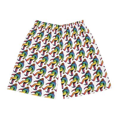 Rainbow Bigfoot Basketball Shorts