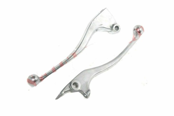 Royal Enfield Bullet EFI Kupplungs- & Bremshebel Set Aluminium Poliert Gec-image