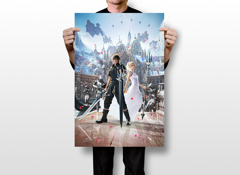 Final Fantasy Xv Games Silk Print New Painting Wall Home Decor