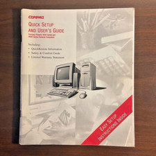 Compaq Set Up and User's Guide Manual Presario 4500  4600 Series PC's 1997