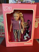 Lori By Our Generation Heather 6” Doll & Her Puppy Dog Nugget By Battat!
