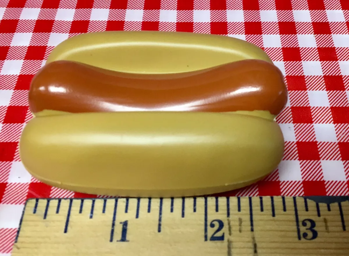 Rubber Play Food HOT DOG Tikes Picnic Lunch Snack Groceries RHD PF