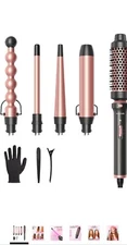 Wavytalk 5 in 1 Hair Curler Set JDL-320S Rose Gold New Open Box