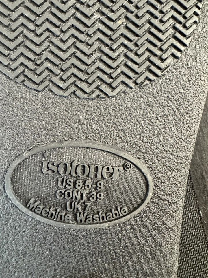 Zapatillas para mujer Isotoner forradas de piel sintética, talla 8,5-9 EE. UU. (Reino Unido 7) - púrpura cómodas Foto 2 de 4