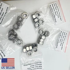 5PCS M12*1.0 304 Stainless Steel Hex Machine Screw Nuts