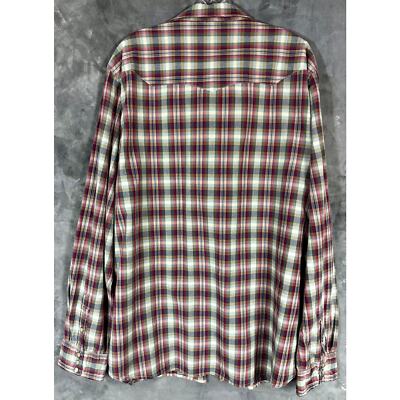 Ralph Lauren Denim & Supply Western Plaid L/S Cotton Shirt sz XXL