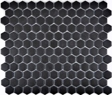 Mosaico IN Ceramica Nero Specchio Piastrelle Cucina Doccia 11A-0304-R10 10