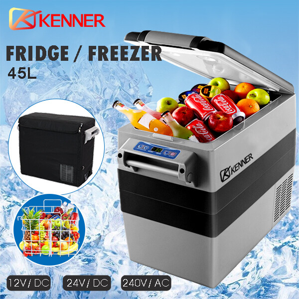 KENNER 45L Portable Fridge Freezer Fridges Cooler 12V/24V/240V