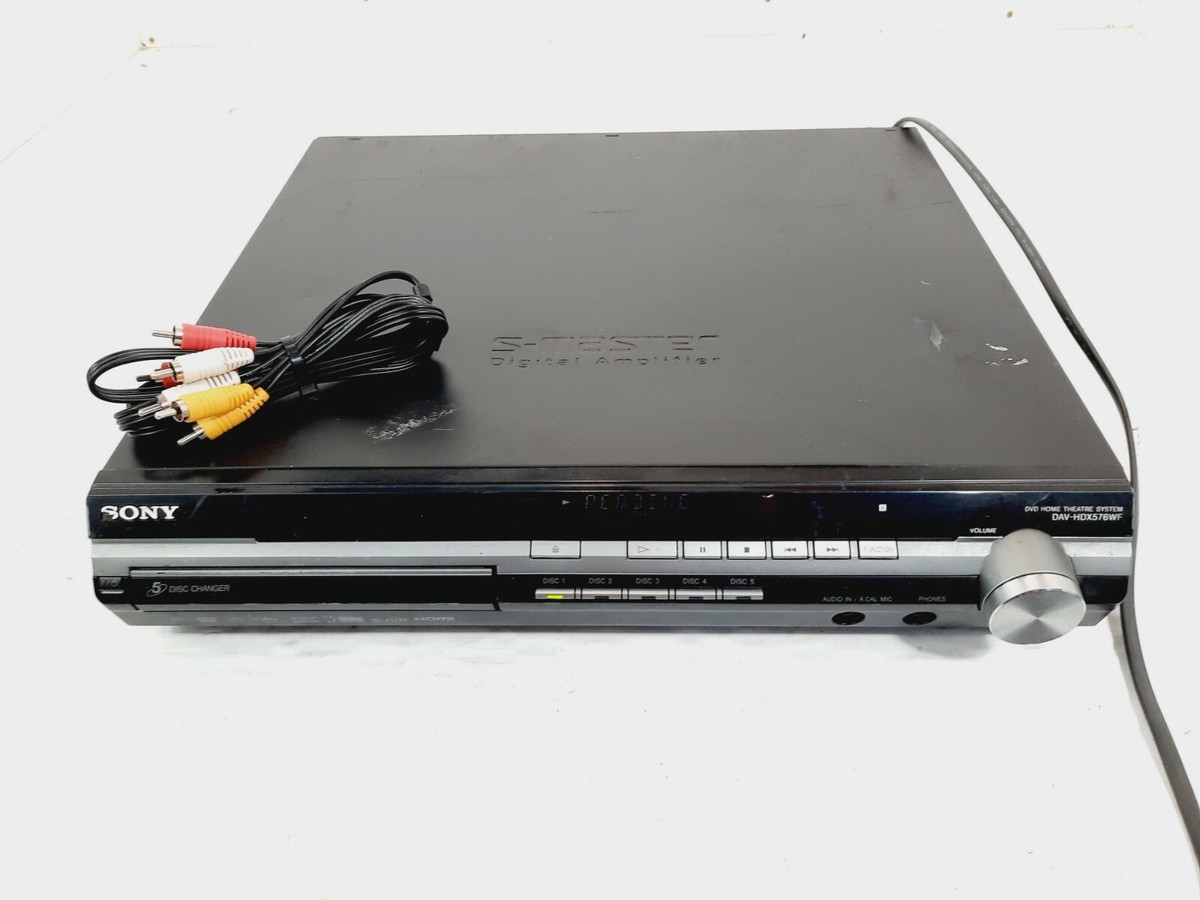 Sony DVD Receiver Home Theater System 5 Disc Changer DAV-HDX576WF