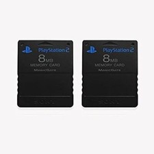PlayStation 2 Memory Card 8MB Pack Of Two 