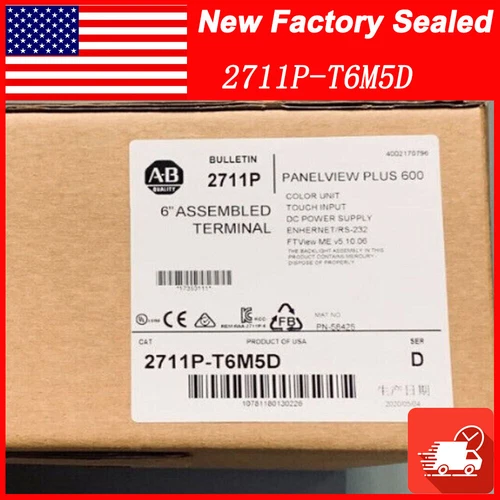 AB 2711P-T6M5D /D PANELVIEW 600 5.7" OPERATOR INTERFACE Free Shipping - Picture 1 of 7