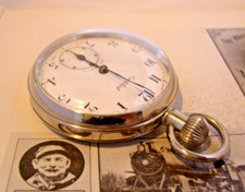 Pocket Watch Cortebert 1920s Antique Swiss 15J Silver Nickel Case 16 Size Fwo