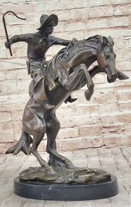 Frederic Remington Bronco Buster | eBay
