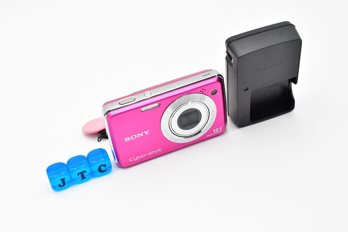 Sony Cyber-shot DSC-W220 12.1MP Digital Camera - Pink for