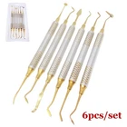 6pcs/set Dental Composite Resin Filling Spatula Repair Restorative Instruments